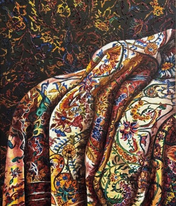 Persian Carpet Oil Painting