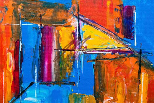 Abstract Painting Style as a Medium for Emotion Expression