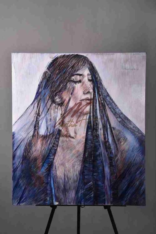 Silken lady Painting