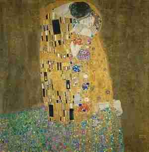 The Kiss by Gustav Klimt