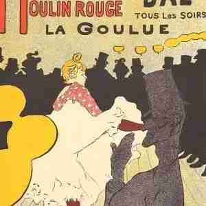 Moulin Rouge: La Goulue by Henri de Toulouse-Lautrec