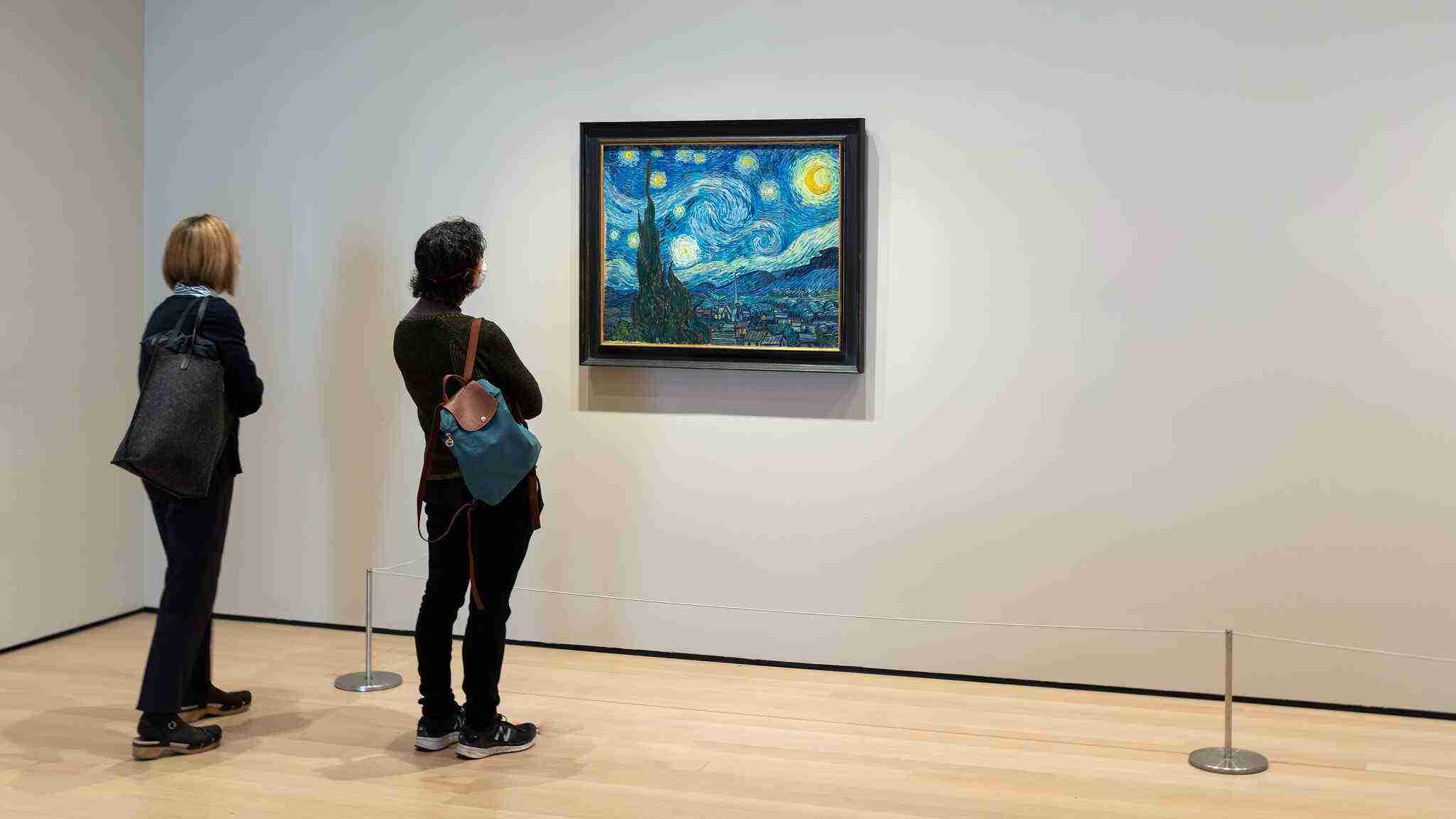 Starry Night painting by Vincent van Gogh