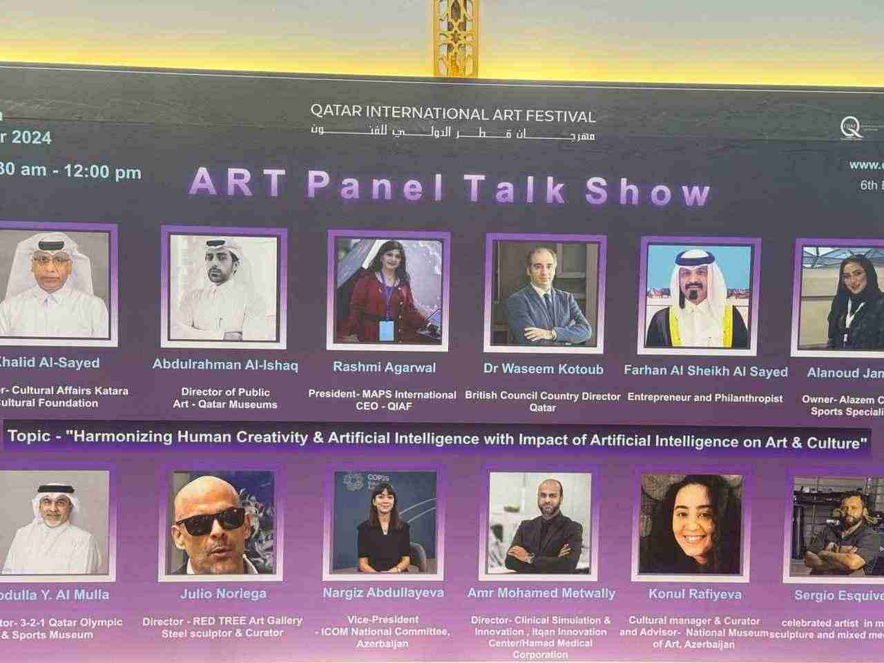 Martha Ghahraman at Qatar International Art Festival: Showcasing Her Latest Artworks