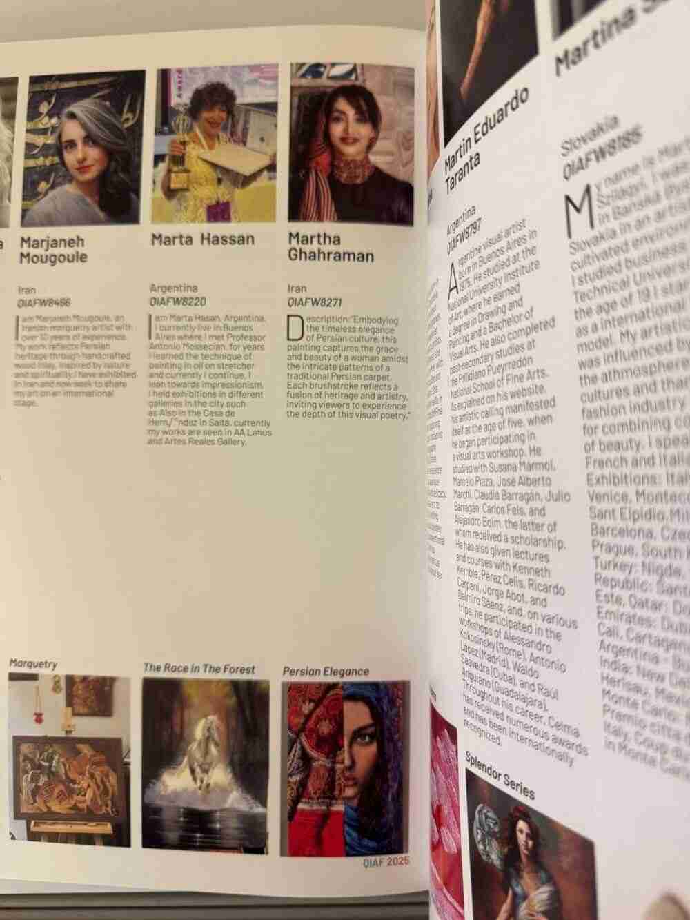 martha ghahraman at the qiaf 2025